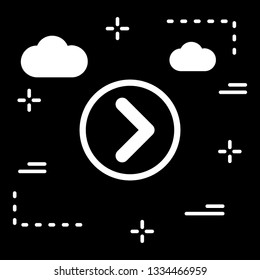 Forward Vector Icon

