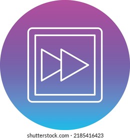 Forward vector icon. Can be used for printing, mobile and web applications.