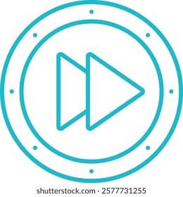 Forward vector icon. Can be used for printing, mobile and web applications.
