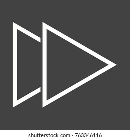 Forward video icon