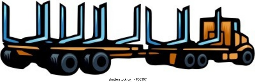 Forwarder.Vector illustration