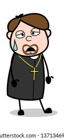 Forworn - Cartoon Priest Religious Vector Illustration