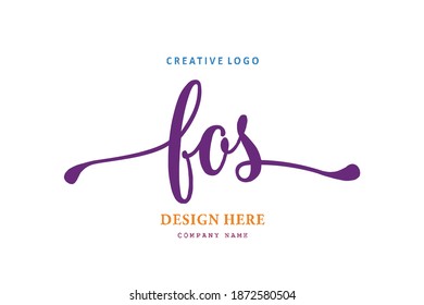 El logo de la inscripción en el FOS es sencillo, fácil de entender y autorizado