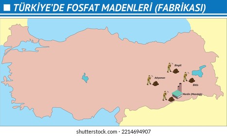 Türkiye Fosfat Madenleri Harita, Coğrafya Haritaları, Madenler, Fosfat Madenleri, Demir, Bakır Yatakları, Boksit, Bor, Alüminyum, Altın, Mermer, Krom, Kükürt, Nikel, Coğrafya Haritaları