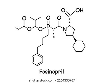 Fosinopril Is An Angiotensin Converting Enzyme (ACE) Inhibitor Used For The Treatment Of Hypertension And Some Types Of Chronic Heart Failure. 
