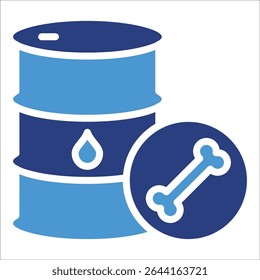 Fossil Fuel Icon Element For Design