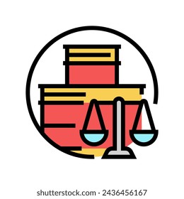 fossil fuel regulations color icon vector. fossil fuel regulations sign. isolated symbol illustration