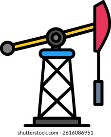 Fossil Fuels Line Vector Icon Design