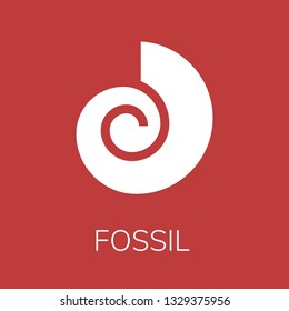  Fossil icon. Editable  Fossil icon for web or mobile.