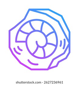 Fossil Icon Element For Design