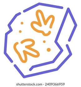 Fossil Icon Illustration for web, app, infographic, etc