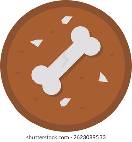 Fossil Line vector Icon Design