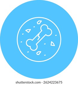 Fossil Line vector Icon Design