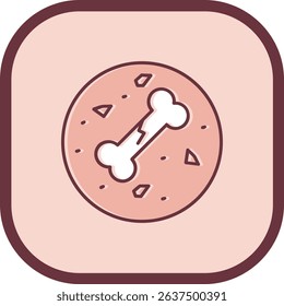 Fossil Line vector Icon Design