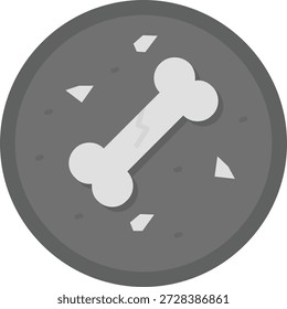 Fossil Line vector Icon Design