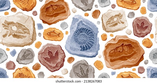 Fossil pattern vector 