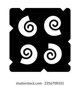 Fossil Vector Glyph Icon For Personal And Commercial Use.
