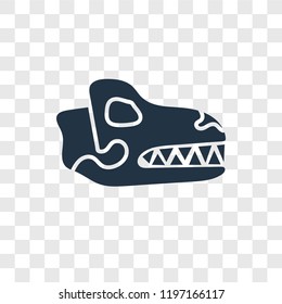 Fossil vector icon isolated on transparent background, Fossil transparency logo concept