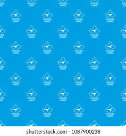 Fossilized lizard pattern vector seamless blue repeat for any use