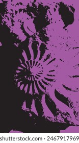 
Fossils abstract graphic detail silhouette