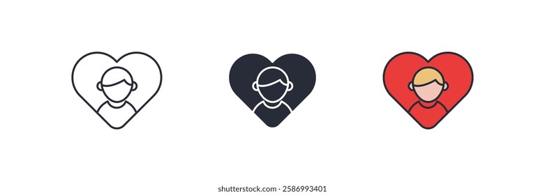 Foster Care icon. Foster Care Symbol sign for mobile concept and web design. Vector icon, Logo illustration, Vector graphics