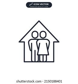 foster care icon symbol template for graphic and web design collection logo vector illustration