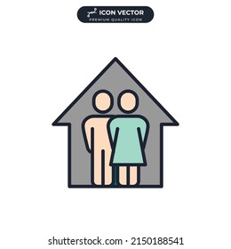 foster care icon symbol template for graphic and web design collection logo vector illustration