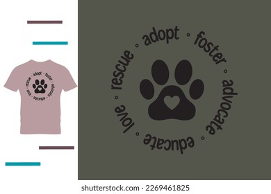 Foster-dog-T-Shirt-Design