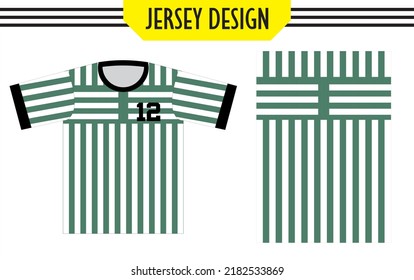 Fotball jersey template. eps 10