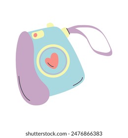 Foto camera device. Vector Illustration