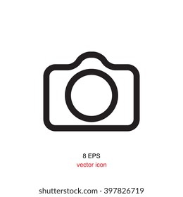 Foto Camera Icon Isolated On White Background