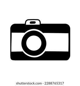 foto camera vector icon black icon, vector, image,