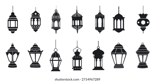 fotograami islamic lamp icon sets