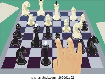 Foul play, unfair play, fraud. Vector