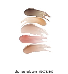 Foundation cream. Vector stock.