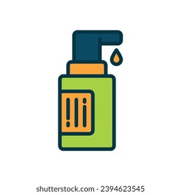 foundation icon. vector filled color icon for your website, mobile, presentation, and logo design.