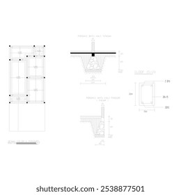 foundation plan sketch and foundation details