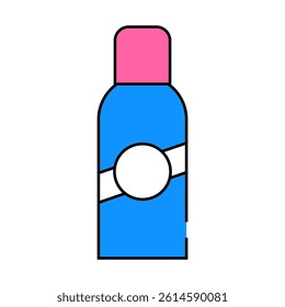 foundation sprayer line icon vector. foundation sprayer sign. isolated symbol illustration