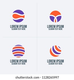 foundation, teamwork, company, universal, globe and world abstract logo concept