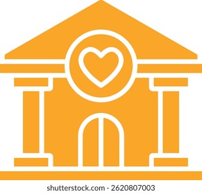 Foundation vector icon. Can be used for printing, mobile and web applications.