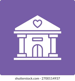 Foundation vector icon. Can be used for printing, mobile and web applications.