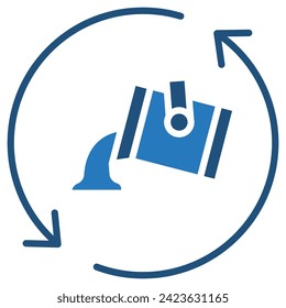 Foundry Operations icon line vector illustration