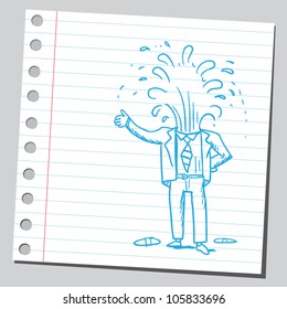 Fountain businessman