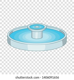 Fountain icon. Cartoon illustration of fountain vector icon for web