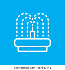 fountain icon illustration isolated vector sign symbol