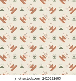 Fountain icon repeating trendy pattern beautiful vector gift wrapping background