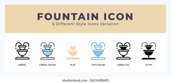 Conjunto de iconos de fuente con diferentes estilos. Elementos de diseño para el logotipo. Ilustración vectorial.