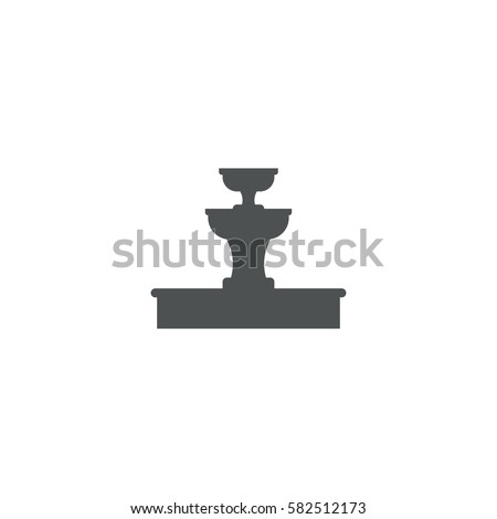 fountain icon. sign design