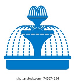 Fountain icon. Simple illustration of fountain vector icon for web