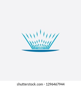 fountain icon vector illustration symbol design